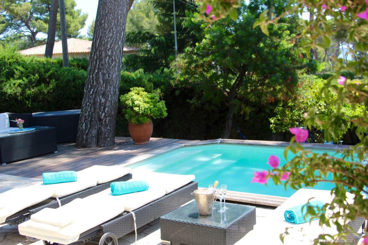 Sea View Villa - Antibes - Beach - Pool - Art Deco Eksteriør billede